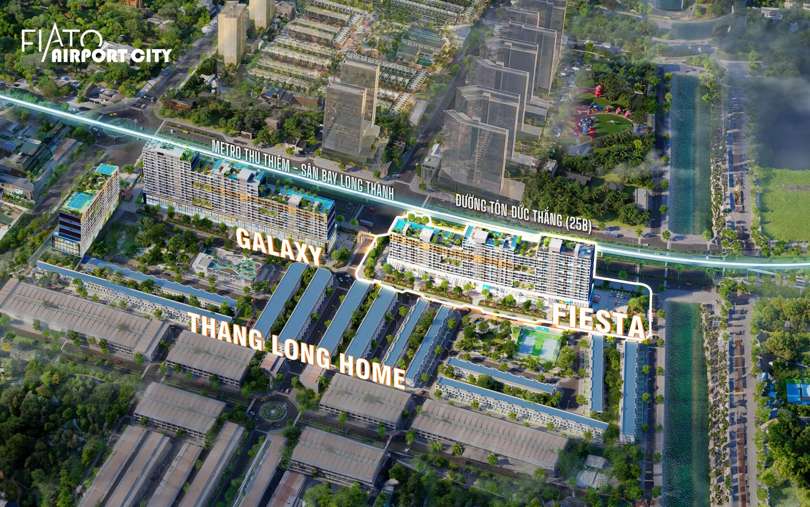 Tổng thể dự án Fiato Airport City